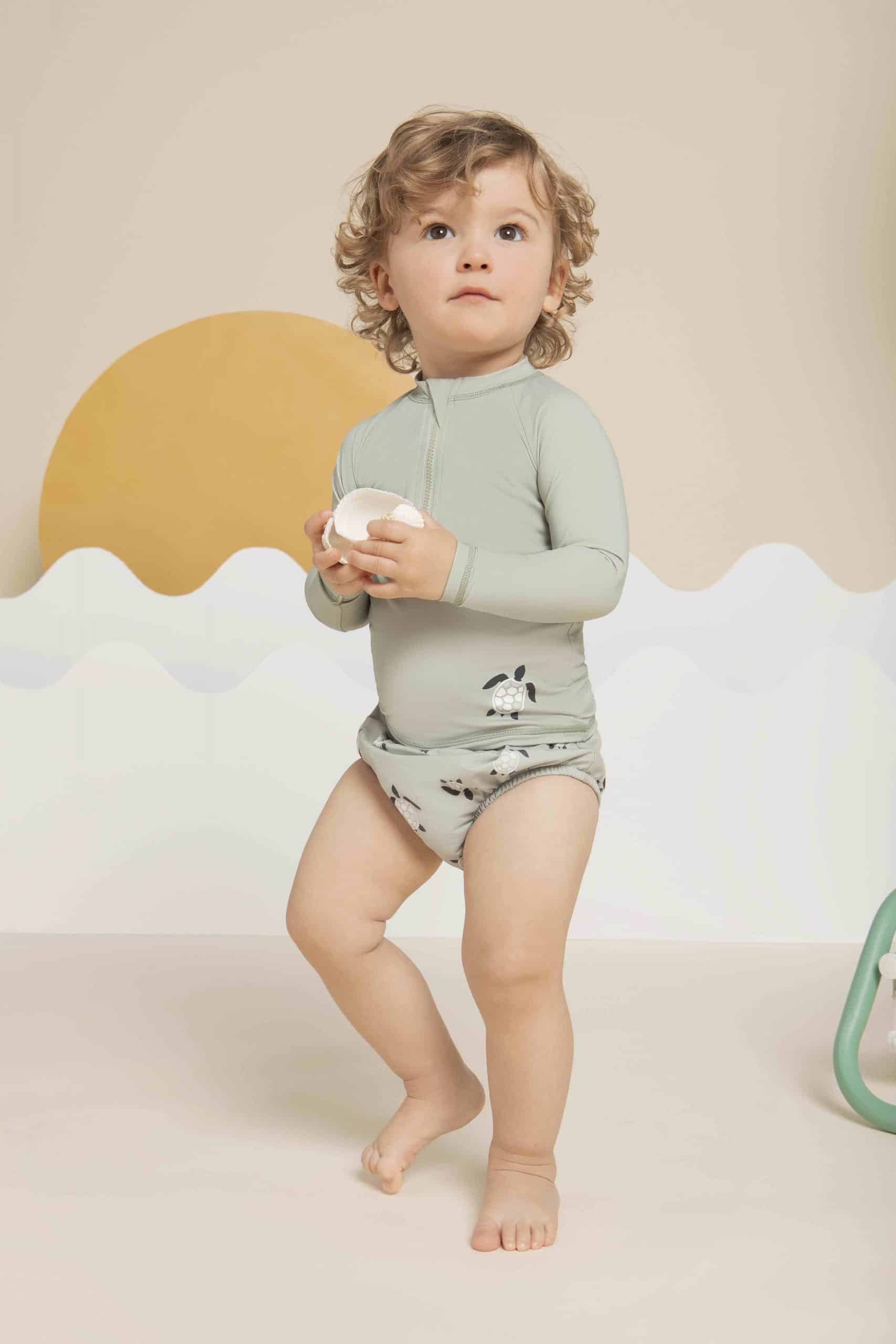 Short de bain bébé mixte avec couche intégrée - Les Petits Protégés